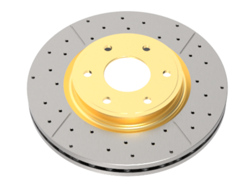 DBA 2017+ Ford F-150 3.5TT 4WD (w/Electronic Hand Brake) Rear Drilled & Slotted Street Series Rotor
