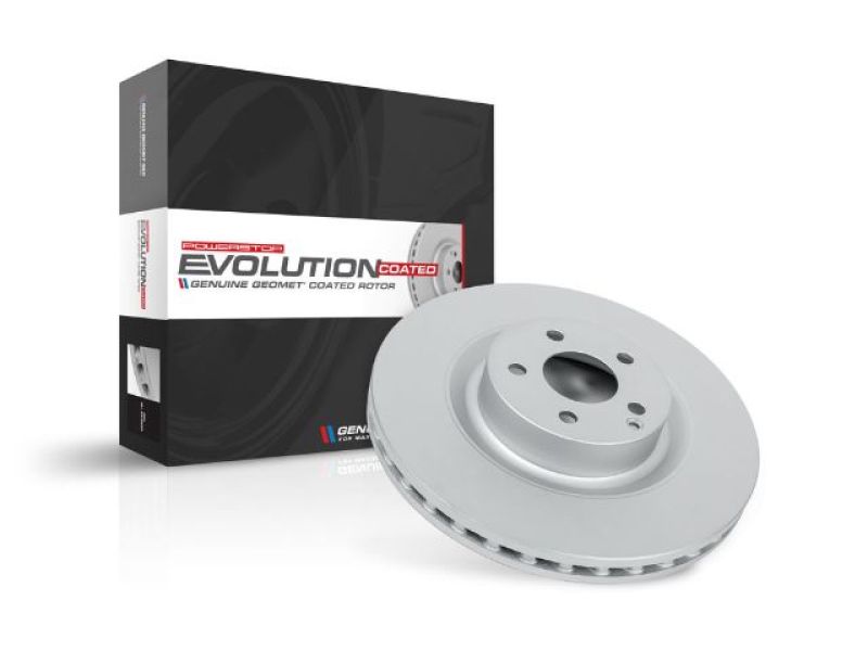 Power Stop 90-00 Honda Civic Front Evolution Geomet Coated Rotor