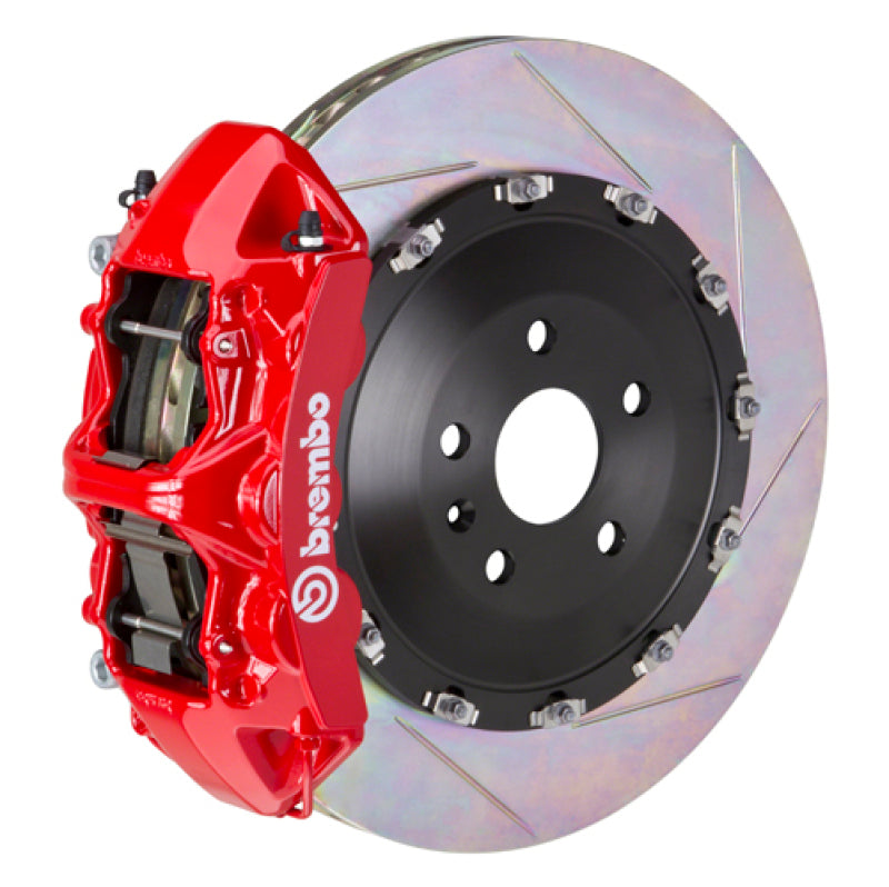 Brembo SS Front GT BBK 6 Piston Cast 405x34 2pc Rotor Slotted Type-1-Red