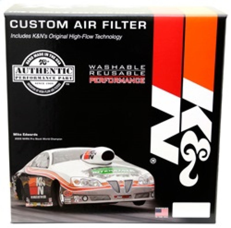 K&N Universal Custom Air Filter - Round 5.125in Flange / 14in OD / 5.125in ID / 5.625in Height