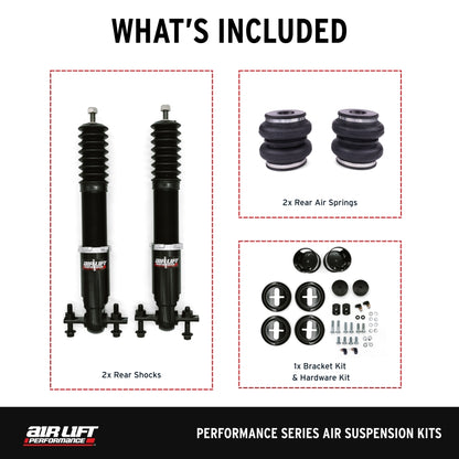 Air Lift Performance 15-23 Ford Mustang S550/24-25 S650 Air Suspension Rear Kit