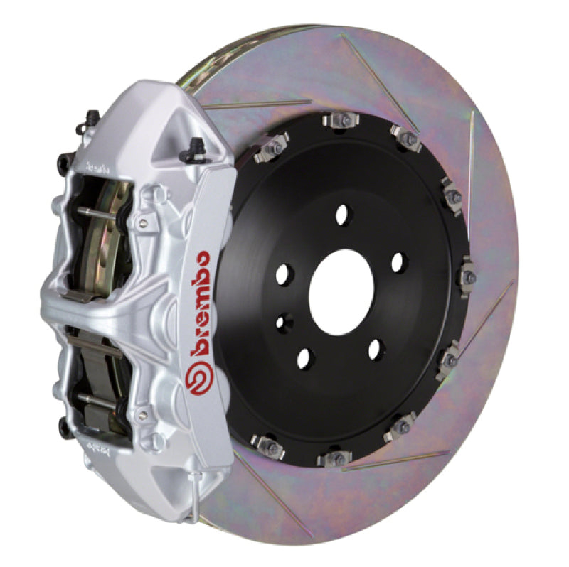 Brembo SS Front GT BBK 6 Piston Cast 405x34 2pc Rotor Slotted Type-1-Silver