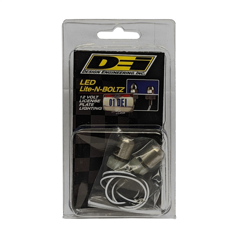 DEI LED LiteN Boltz LED LiteN Boltz License Plate Lighting - Dome Head - 2pc - Polished