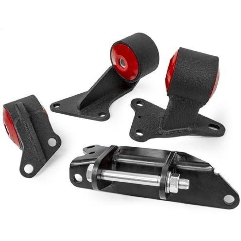 Innovative 86-89 Accord B-Series Black Steel Mounts 60A Bushings