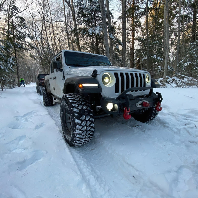 Oracle Jeep JL/Gladiator JT Oculus Bi-LED Projector Headlights - Amber/White Switchback SEE WARRANTY