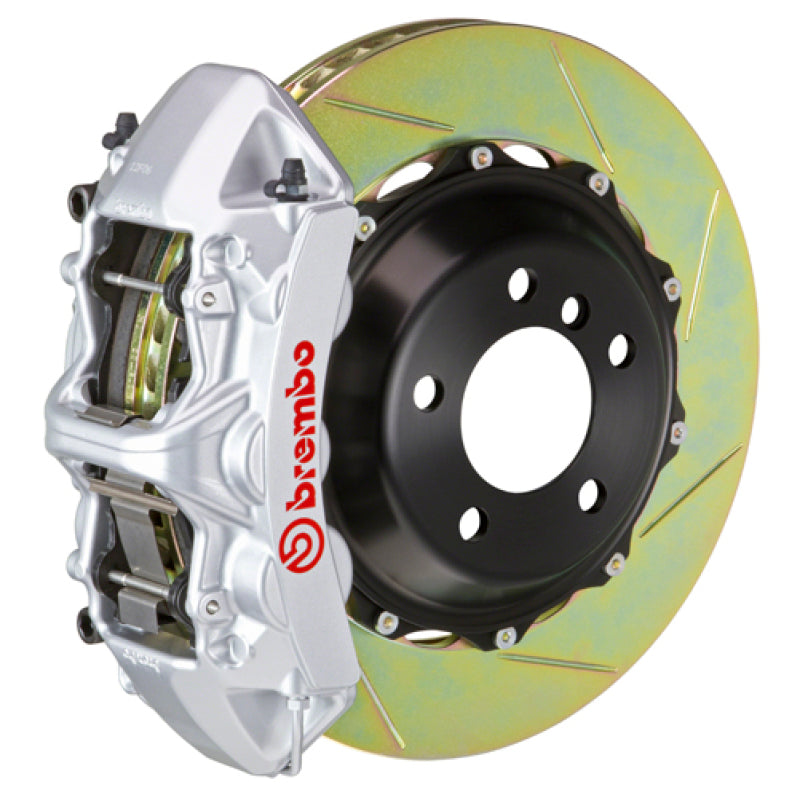 Brembo 00-03 M5/97-03 5-Series Front GT BBK 6 Piston Cast 380x32 2pc Rotor Slotted Type1-Silver