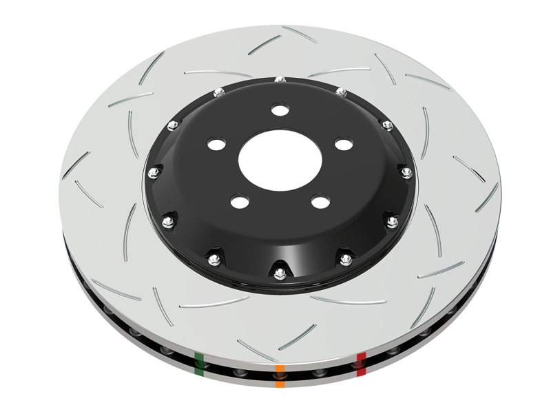 DBA 08-15 Mitsubishi Lancer Evo X T3 5000 Series Front Slotted Rotor w/NAS Nuts