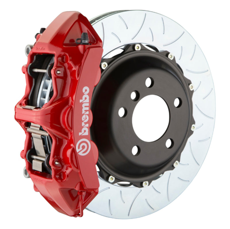 Brembo 00-03 M5/97-03 5-Series Front GT BBK 6 Piston Cast 380x32 2pc Rotor Slotted Type3-Red