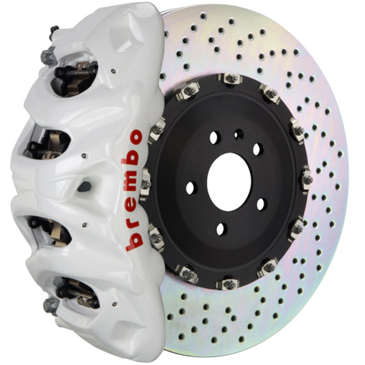 Brembo 21+ F150 2WD/4WD (Excl. Raptor) Front GT BBK 8 Piston Cast 412x38 2pc Rotor Drilled- White