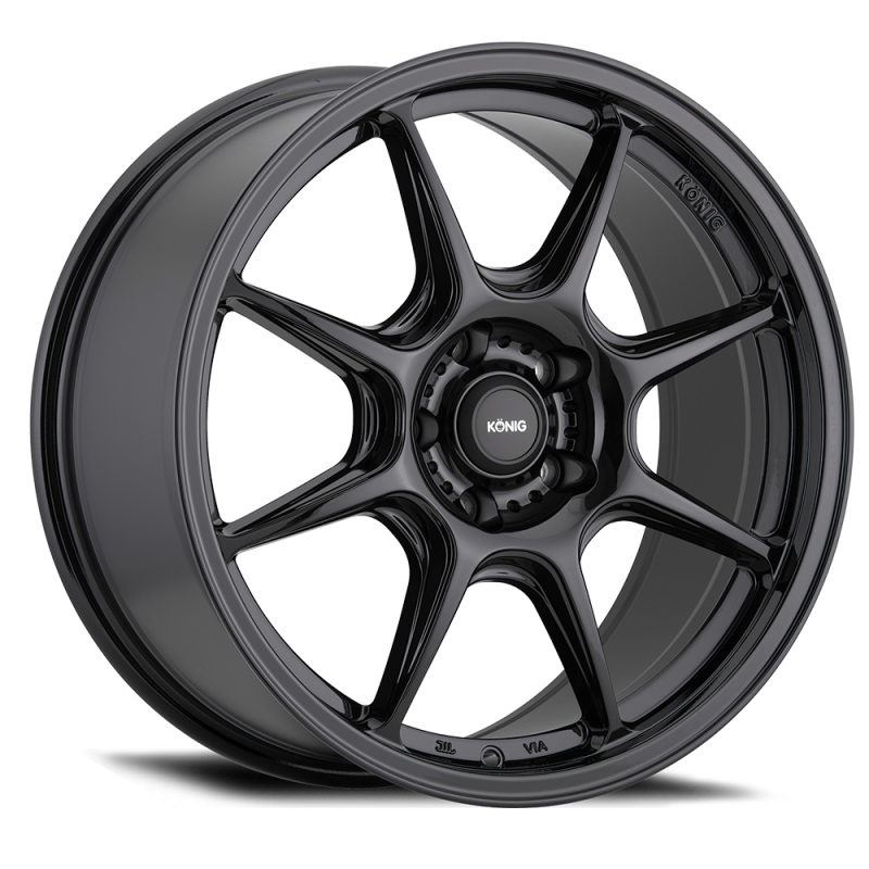 Konig Lockout 18x9.5 5x114.3 ET22 Gloss Black