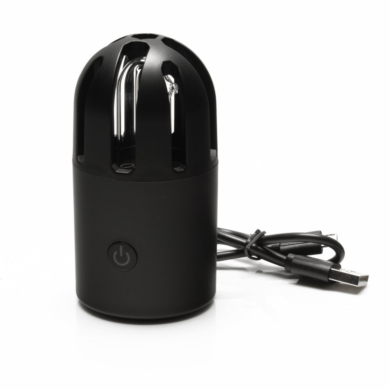 Oracle 3W UV-C Mini Sterilization Lamp- Portable UVGI Disinfection Device (Black) - Black