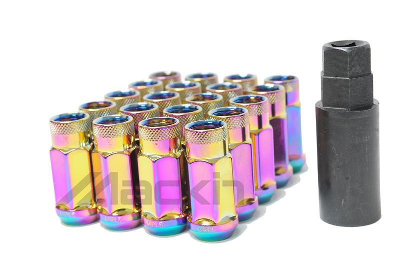 Wheel Mate Monster Open End Lug Nut Set of 20 - Chrome 14x1.50
