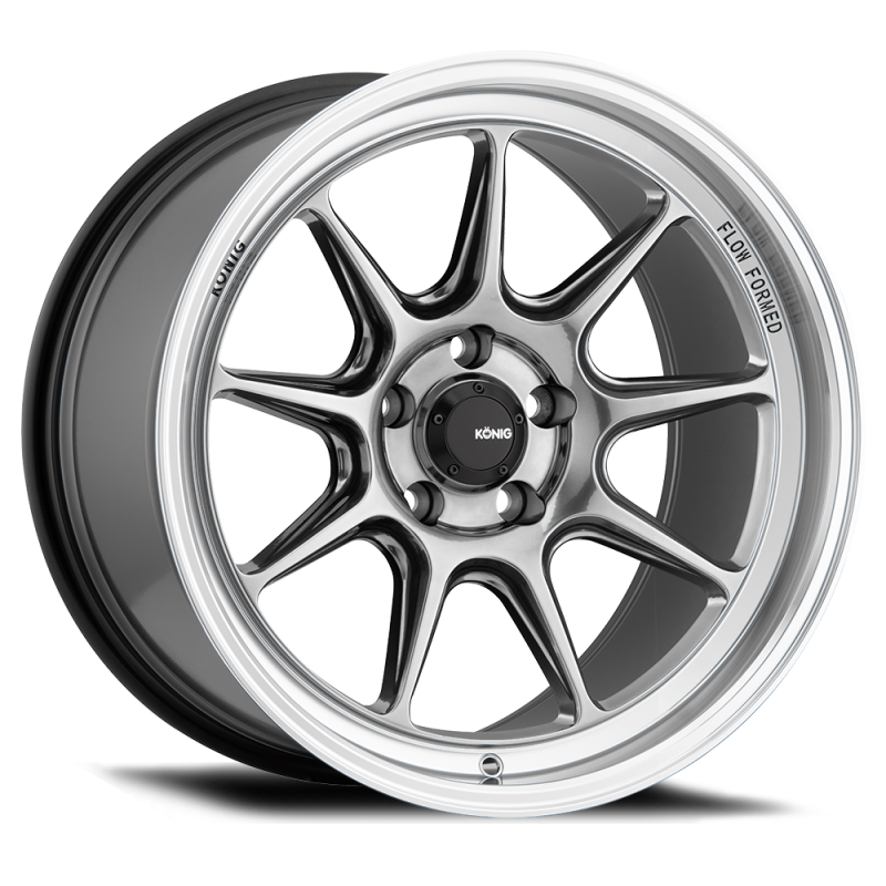 Konig Countergram 18x9.5A 5x114.3 ET35 Hyper Chrome / Machined Lip