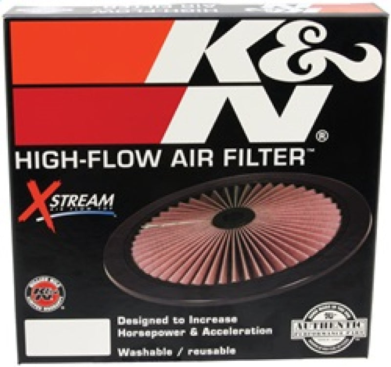 K&N X-Stream Top Round Lid 9 inch Outside Diameter