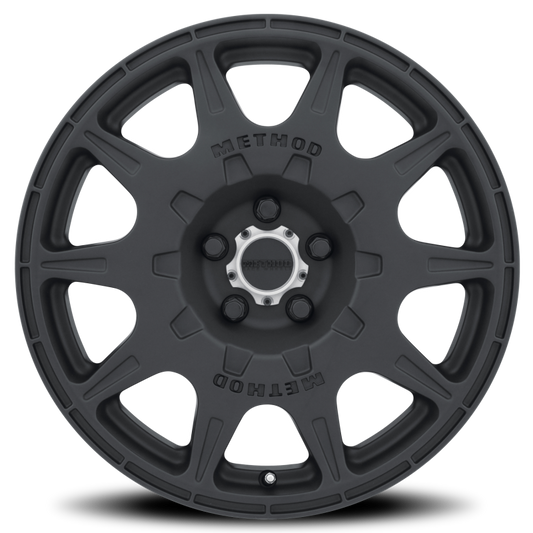 Method MR502 RALLY 18x8 +38mm Offset 5x4.5 67.1mm CB Matte Black Wheel