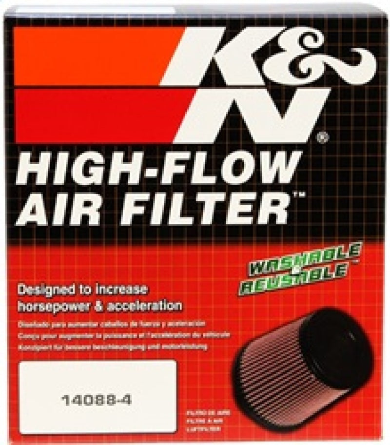 K&N Filter Universal Rubber Filter 2.5 inch Flange 5.25 inch Base 5.75 inch Height