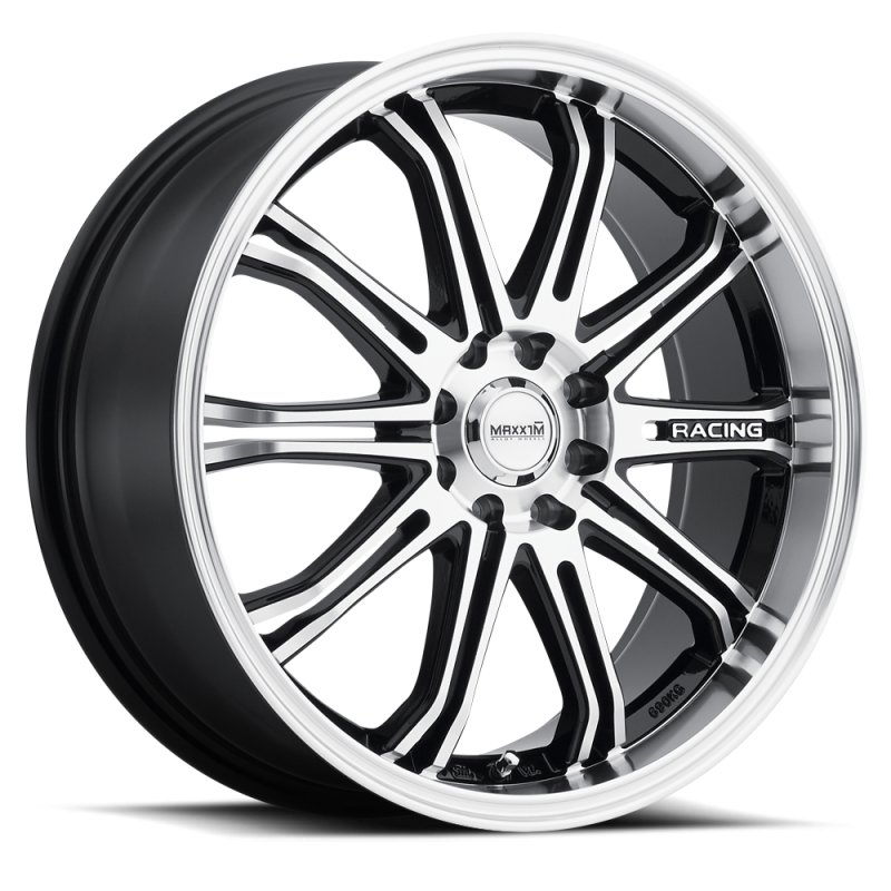 Maxxim Ferris 17x7 8x100/114.3 ET40 Black Machine Face