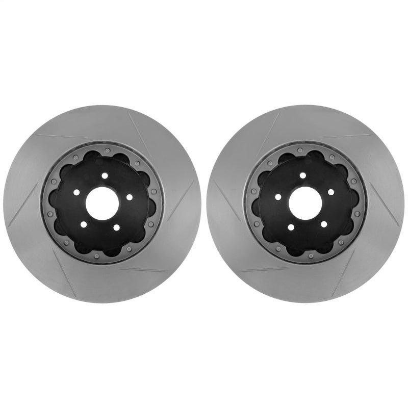 StopTech 91-95 NSX AeroRotor Direct Replacement 2-piece Slotted Front Rotor Pair