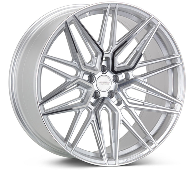 Vossen HF-7 21x9 / 5x112 / ET32 / Flat Face / 66.5 - Silver Polished Wheel