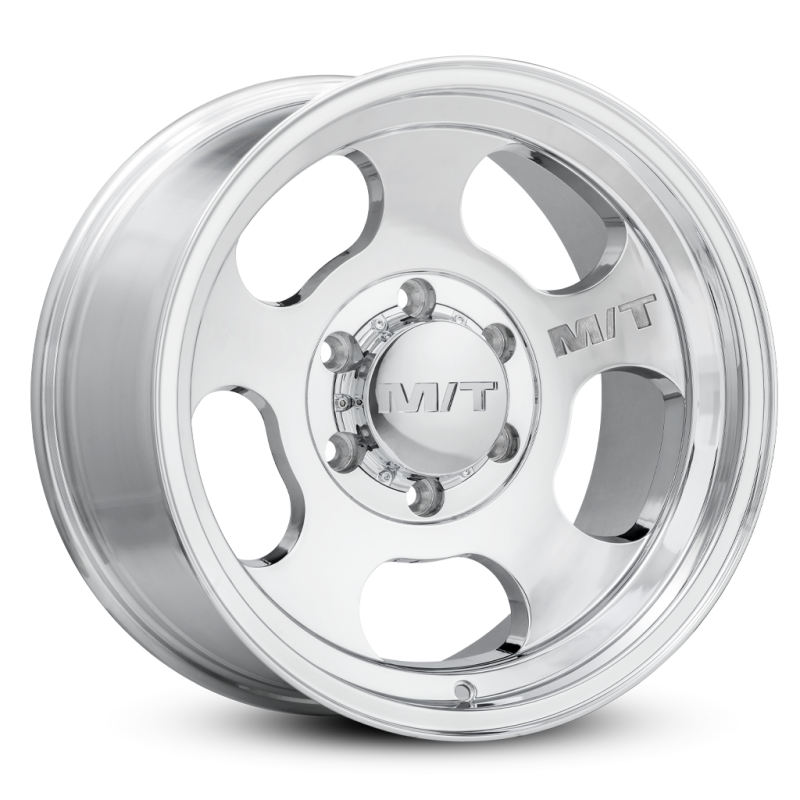 Mickey Thompson Canyon Polished Wheel - 16X12 8X6.5 BP 4.53in BS -50 Offset 125.2mm Bore