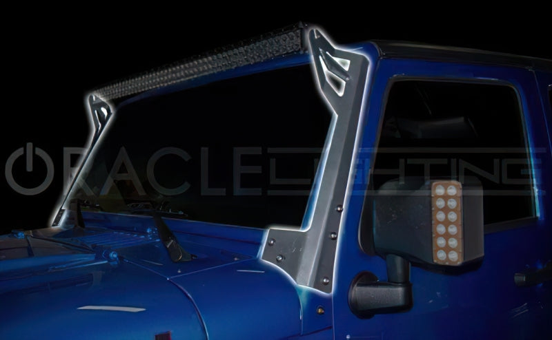 Oracle Jeep JK Upper Windshield Brackets/Light Combo SEE WARRANTY