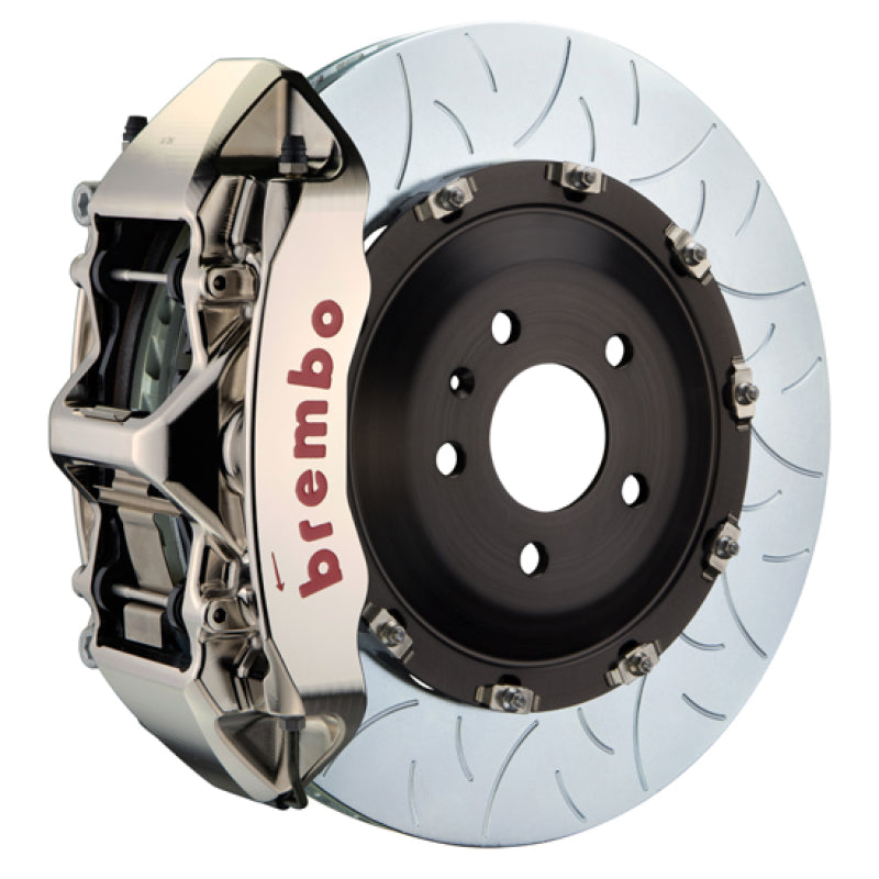 Brembo SS Front GTR BBK 6 Piston Billet405x34 2pc Rotor Slotted Type-3- Nickel Plated