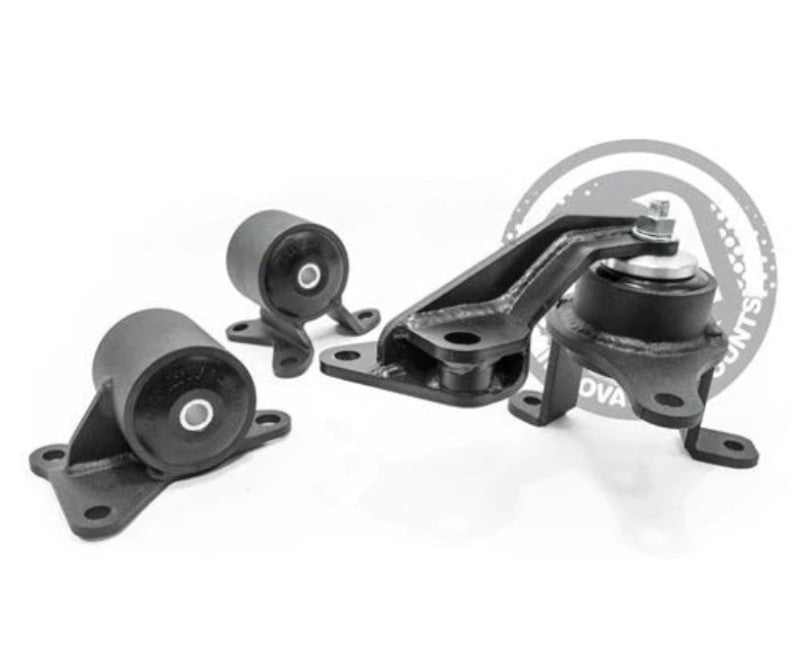 Innovative 98-02 Accord F-Series Black Steel Mounts 95A Bushings