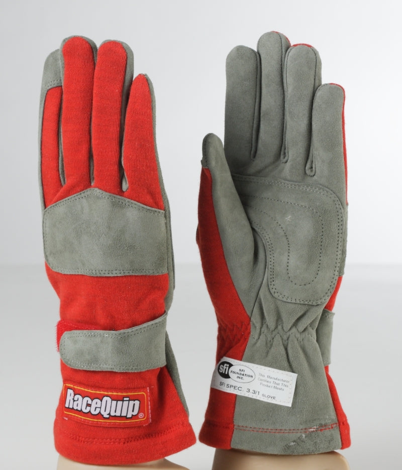 RaceQuip Red 1-Layer SFI-1 Glove - XL