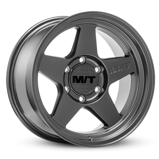 Mickey Thompson Open 5 Black Wheel - 18X9 6X120 BP 4.80in BS -5 Offset 67mm Bore