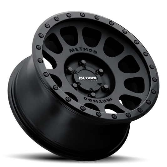 Method MR305 NV 17x8.5 0mm Offset 8x6.5 130.81mm CB Matte Black/Gloss Black Wheel