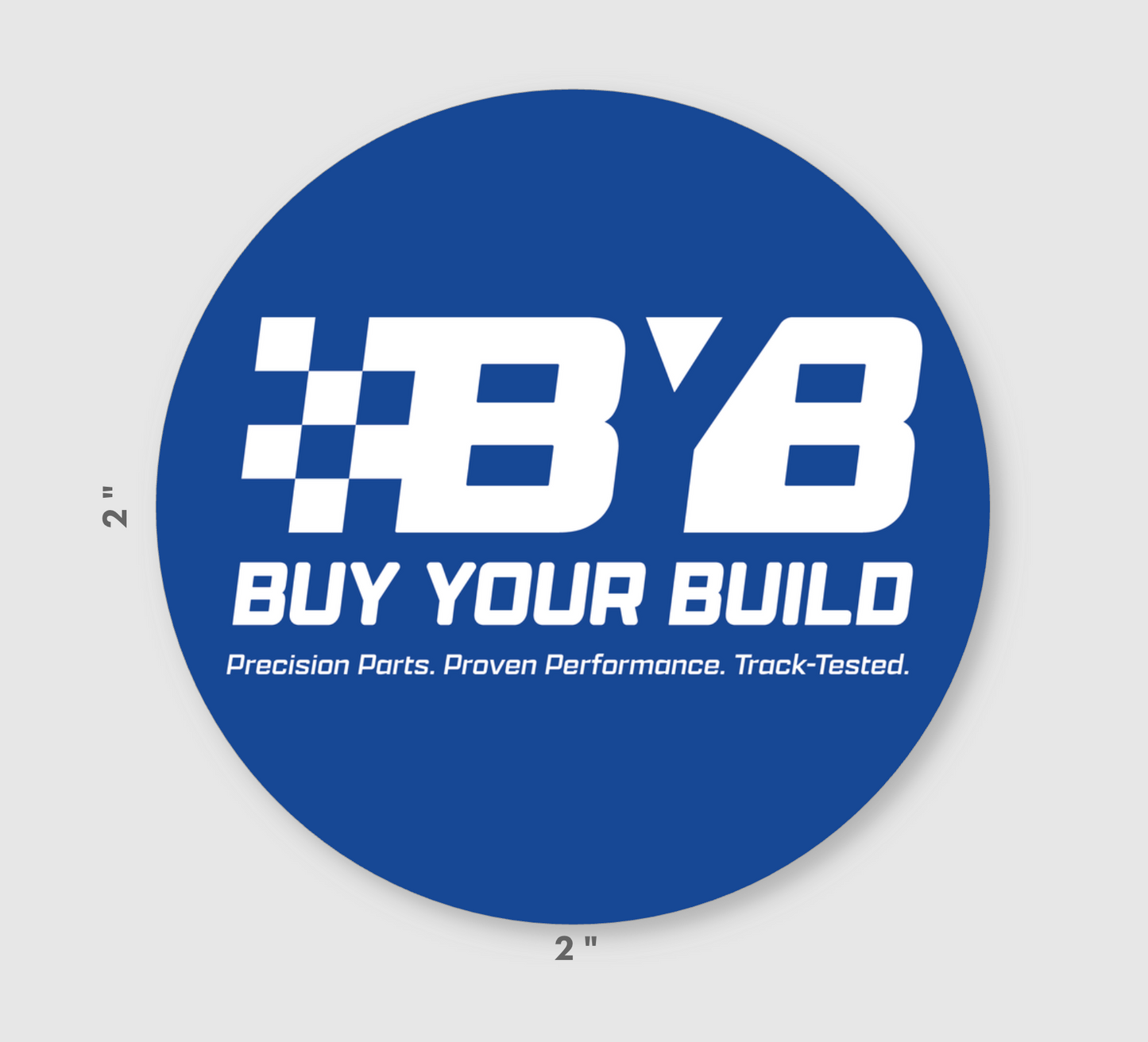 BYB Round Sticker