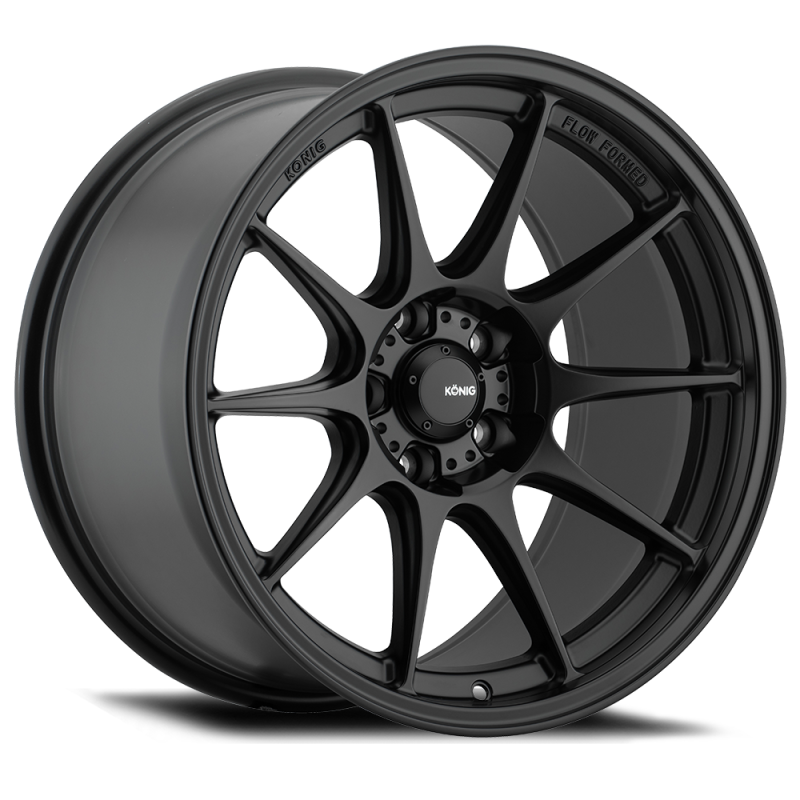 Konig Dekagram 19x9.5A 5x114.3 ET25 Semi-Matte Black