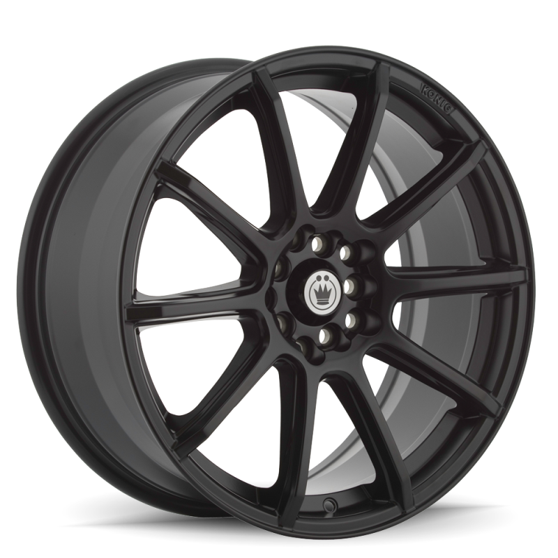 Konig Control 17x7 5x100 / 5x114.3 ET45 Matte Black