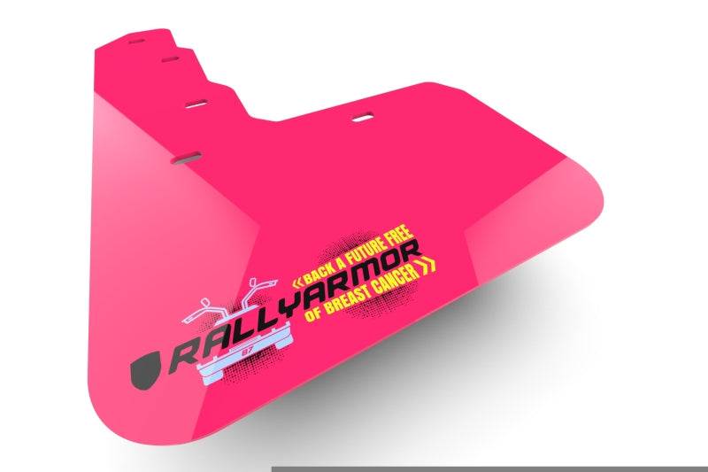 Rally Armor 22-24 Hyundai Santa Cruz Pink Mud Flap BCE Logo