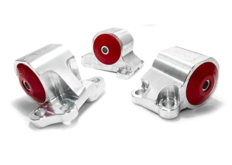 Innovative 92-95 Civic B/D Series Silver Aluminum Mounts 95A Bushings (2 Bolt)