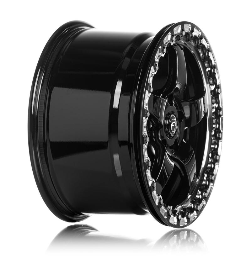 Forgestar D5 Beadlock 17x10 / 5x115 BP / ET00 / 5.5in BS Gloss Black Wheel