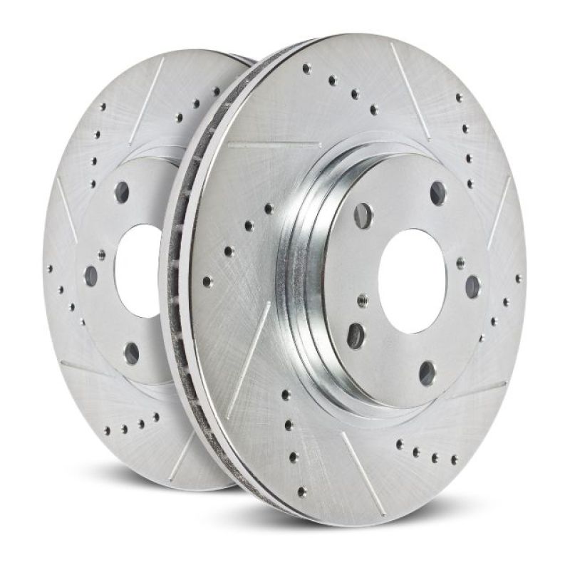 Power Stop 09-11 Volkswagen CC Front Evolution Drilled & Slotted Rotors - Pair