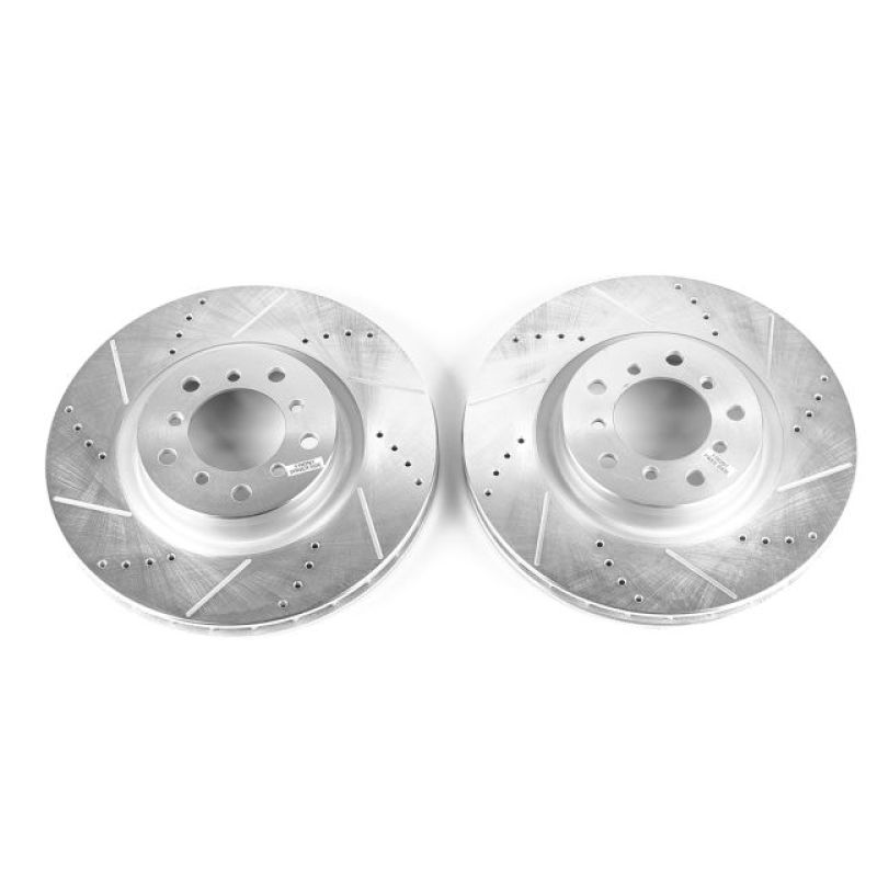 Power Stop 01-06 BMW M3 Front Evolution Drilled & Slotted Rotors - Pair