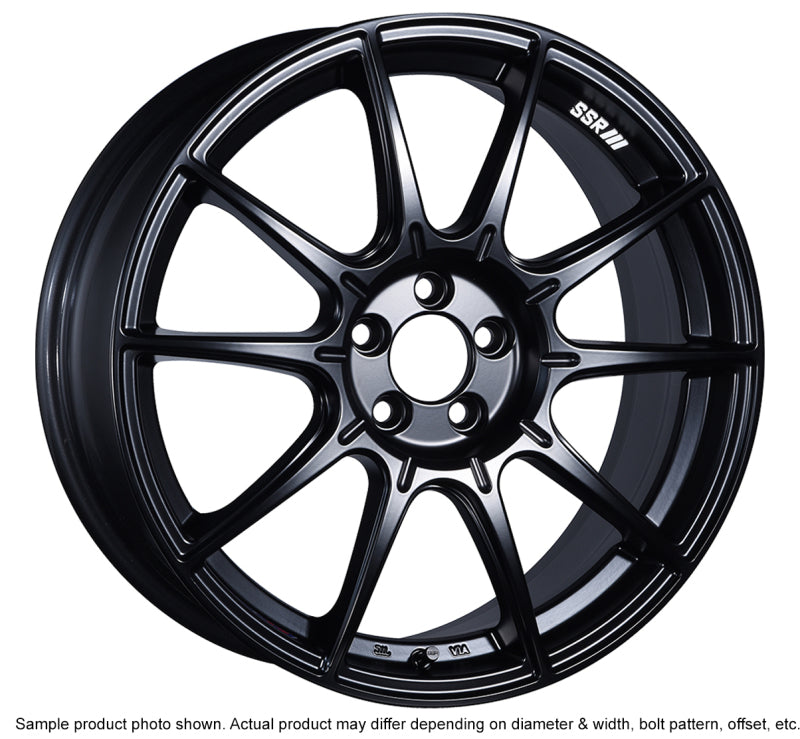 SSR GTX01 19x8.5 5x114.3 38mm Offset Flat Black Wheel 11+ WRX / 08+ STI / 11+ tC / 93-98 Supra