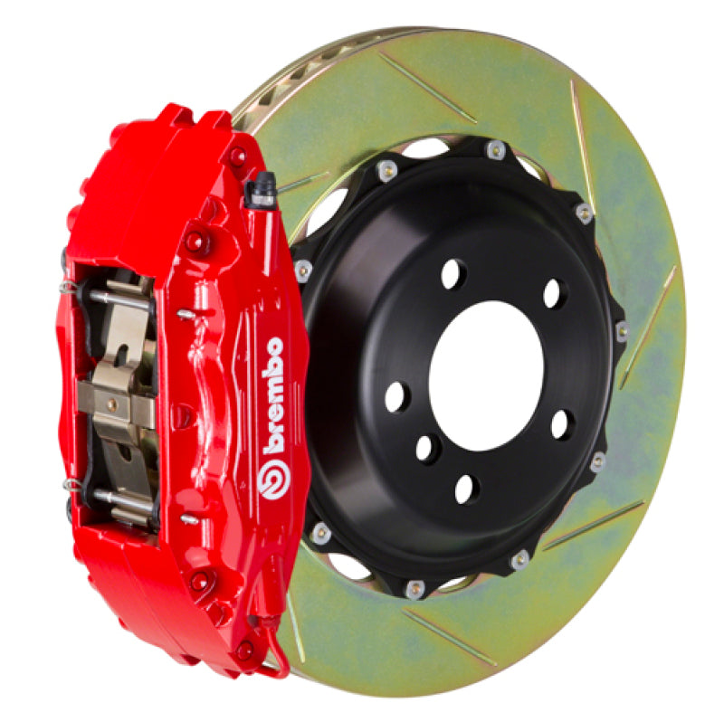 Brembo 00-03 M5/97-03 5-Series Front GT BBK 4 Piston Cast 2pc 355x32 2pc Rotor Slotted Type1-Red