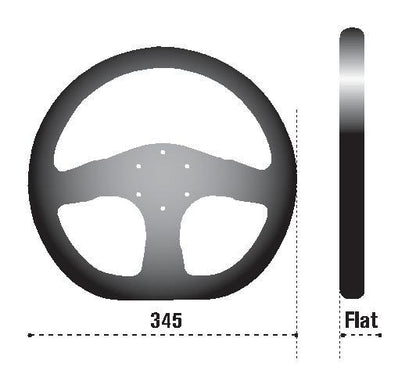 Sparco Steering Wheel P 222 Black