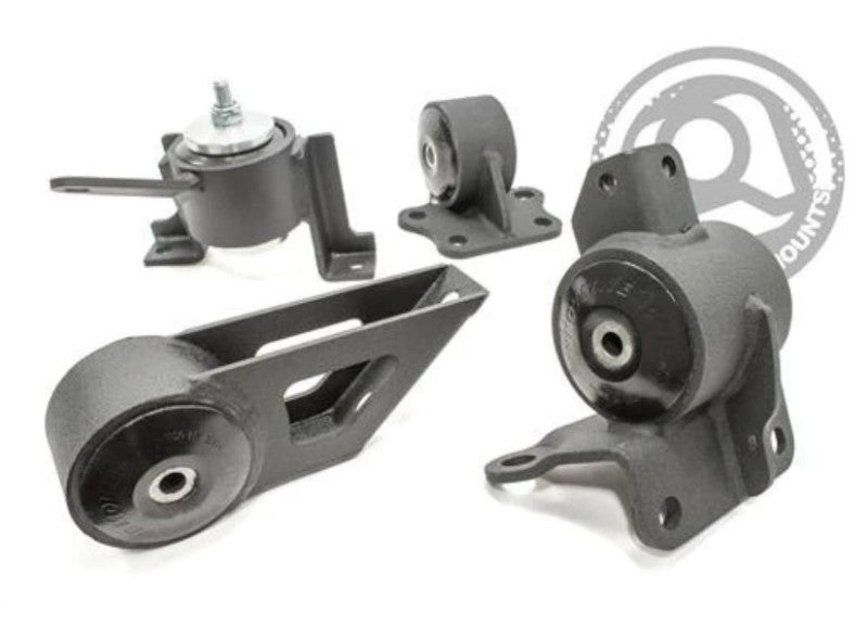 Innovative 05-12 Lotus ELISE/EXIGE 2ZZ Black Steel Mounts 95A Bushings