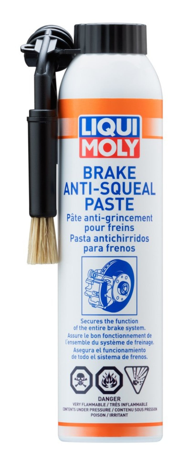 LIQUI MOLY 200mL Brake Anti-Squeal Paste (Can w/Brush) - Single