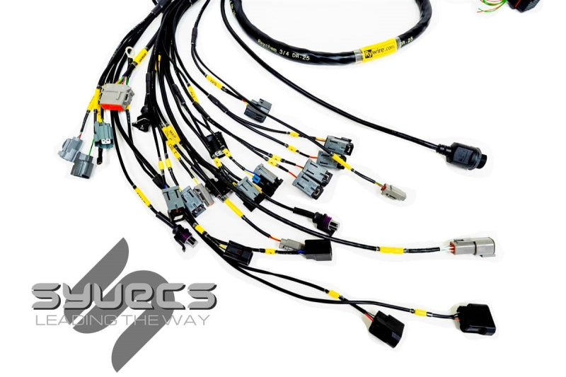 Rywire K-Series Naturally Aspirated w/Syvecs S7 ECU Engine Harness (w/4 Inj / No EMAP/Boost)