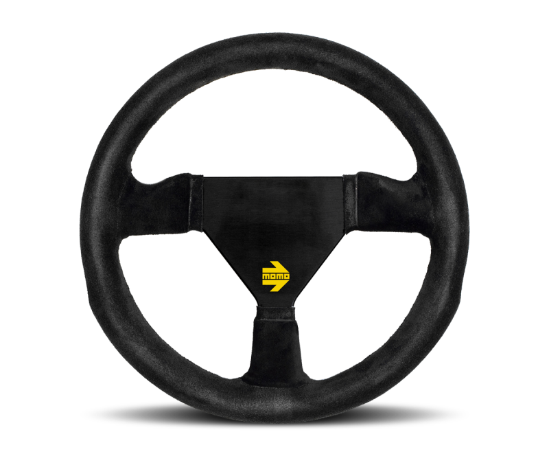 Momo MOD11 Steering Wheel 260 mm -  Black Suede/Black Spokes