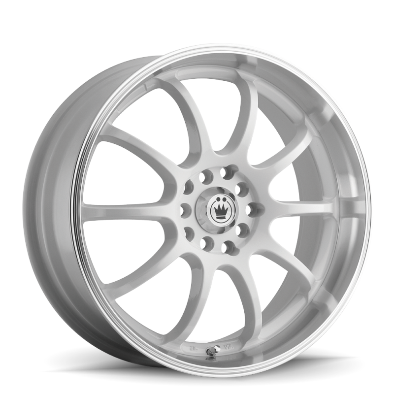 Konig Lightning 16x7 8x100/114.3 ET40 White/Machine Lip