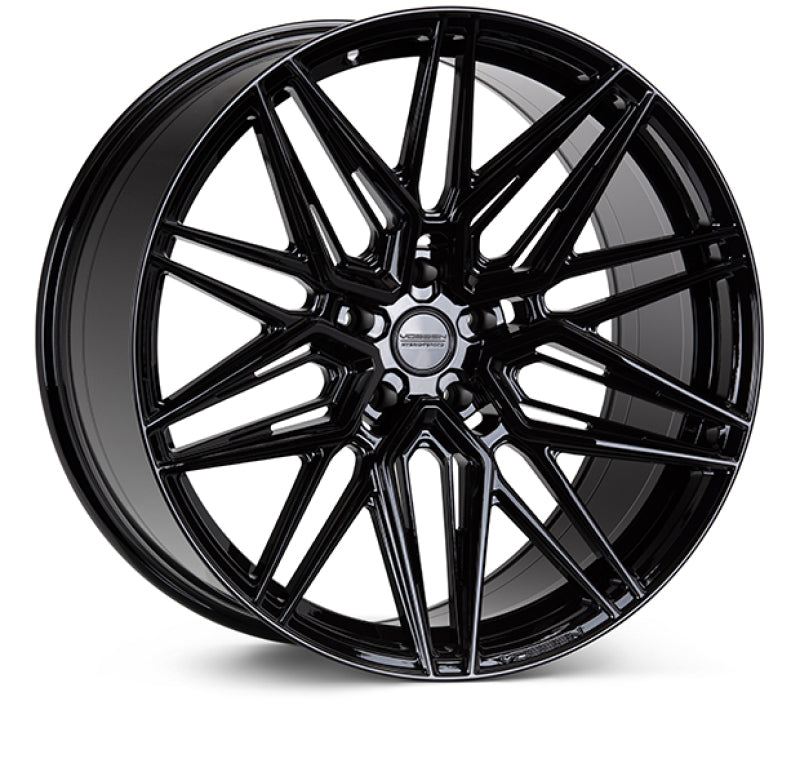 Vossen HF-7 20x10.5 / 5x112 / ET30 / Super Deep Face / 66.5 - Gloss Black Wheel