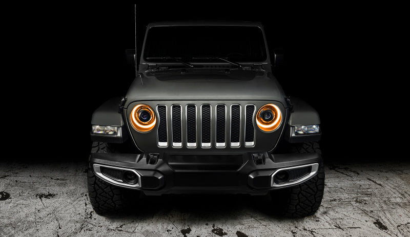 Oracle Jeep JL/Gladiator JT Oculus Bi-LED Projector Headlights - Amber/White Switchback SEE WARRANTY