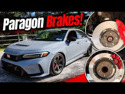 Paragon 2-piece Rotors Front Pair 350mm x 32mm (13.78" x 1.26") - Honda Civic Type R FK8 / FL5