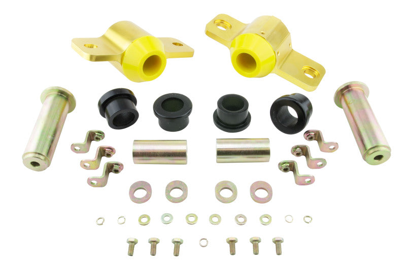 Whiteline 05-10 Mustang (Inc GT/Shelby GT500) C/A Lwr Inner Ft & Rr Bushing (Anti Dive/Caster Corr)